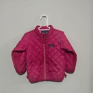Patagonia Kids Pink Puffer Jacket